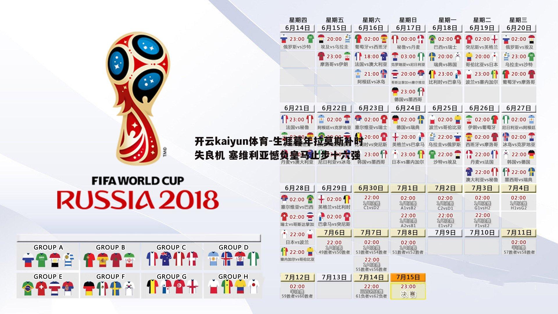 生涯暮年拉莫斯补时失良机 塞维利亚憾负皇马止步十六强